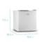 Black & Decker Compact Refrigerator Energy Star Single Door Mini Fridge with Freezer, 1.7 Cubic Ft., White BCRK17W - alternate 3